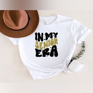 In My Senior Era Tee- White